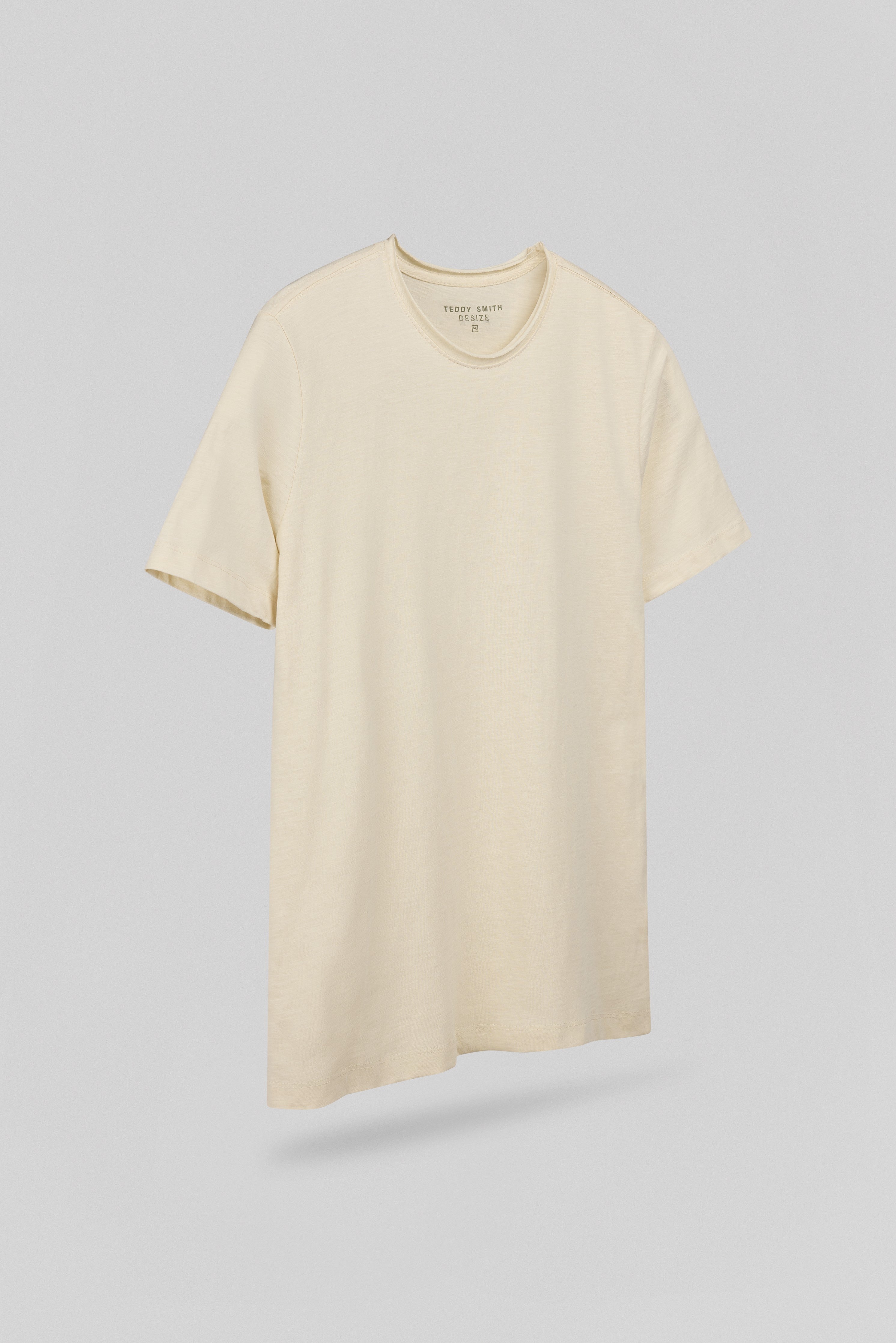 Teddy Smith T-Perry MC Cream t-shirt homme crème slub