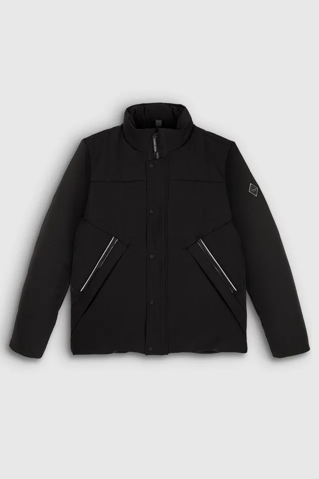 Teddy Smith B-Meven blouson charbon déperlant matelassé
