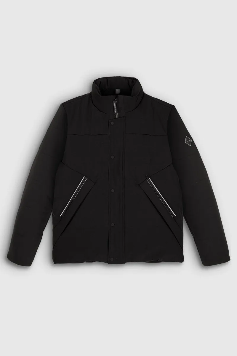 Teddy Smith B-Meven blouson charbon déperlant matelassé