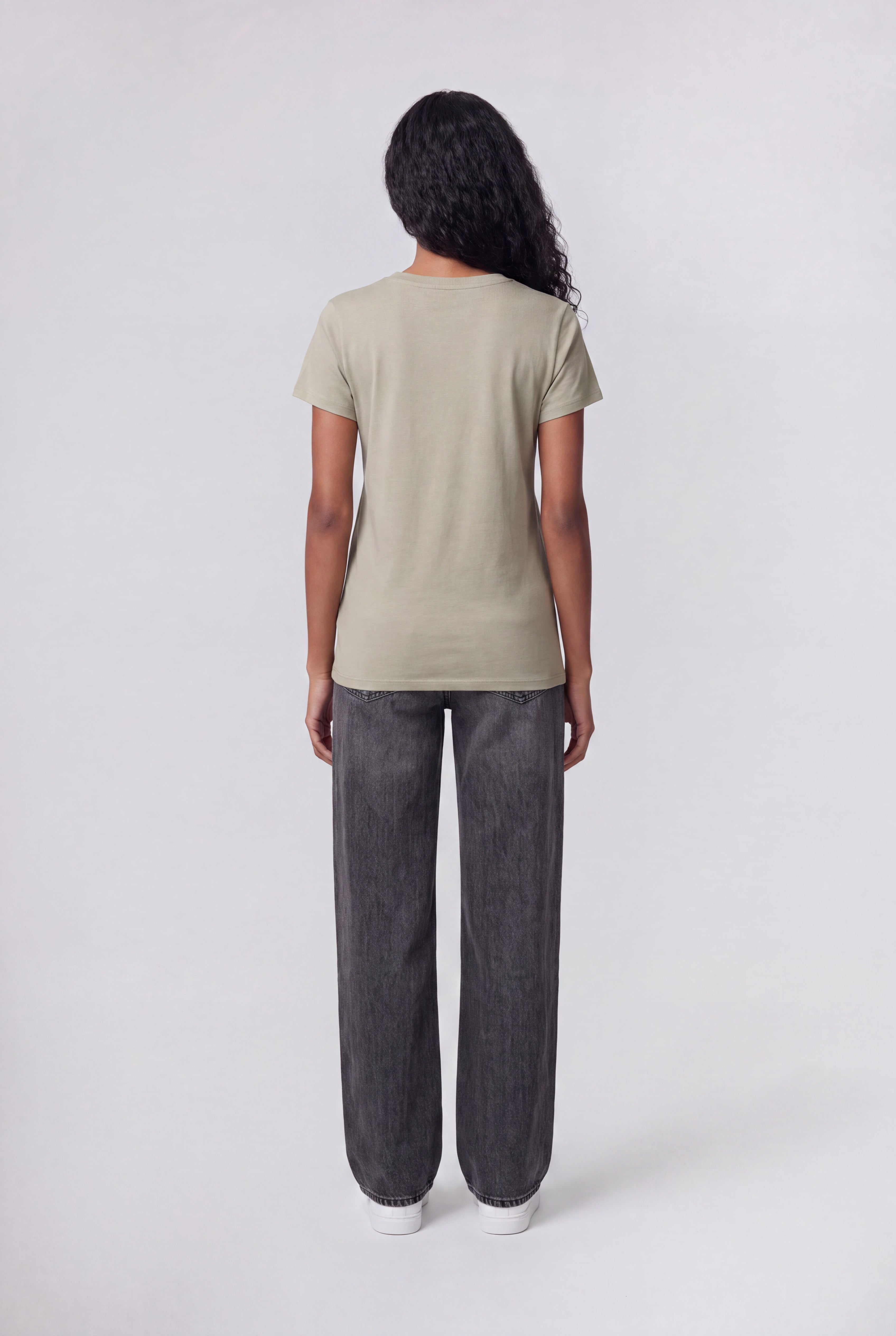 Teddy Smith T-Ribelle MC t-shirt kaki stretch femme