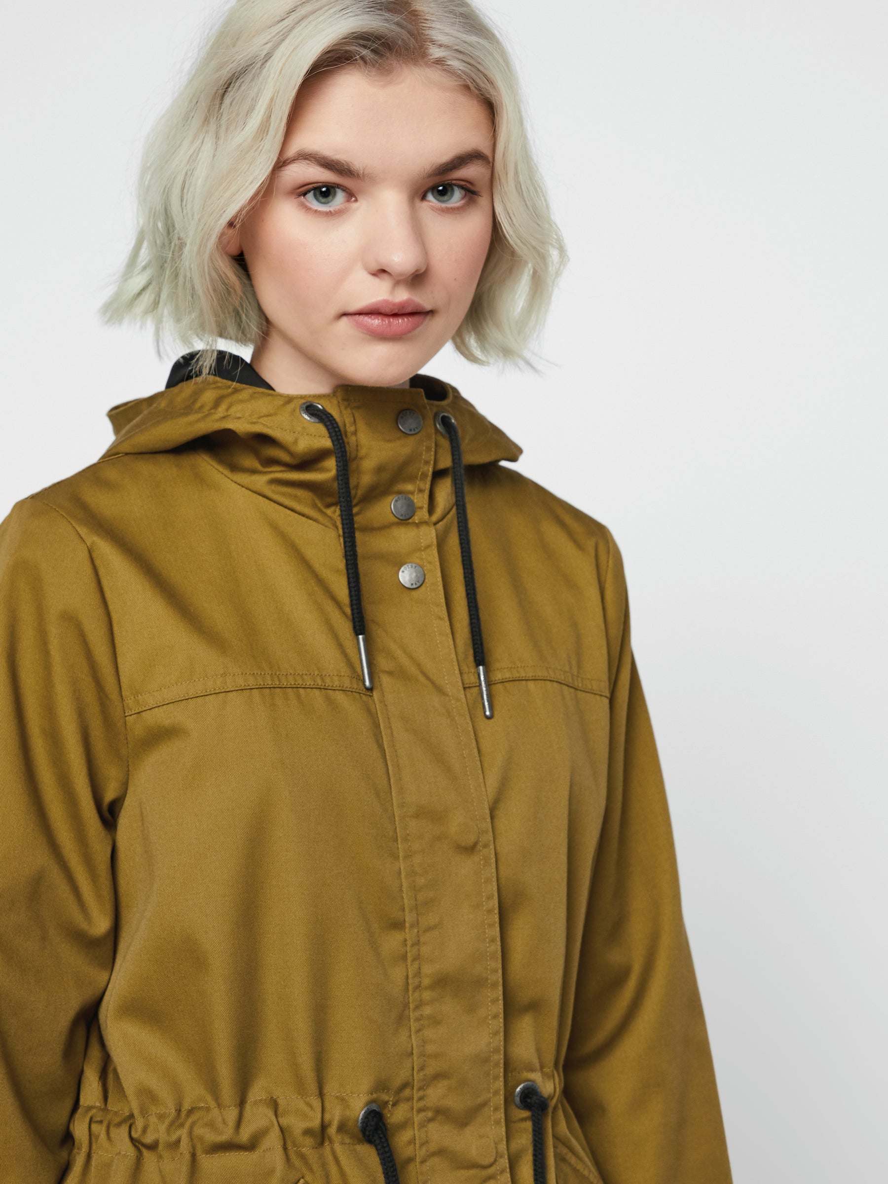 Noisy May veste longue à capuche coton 83 cm