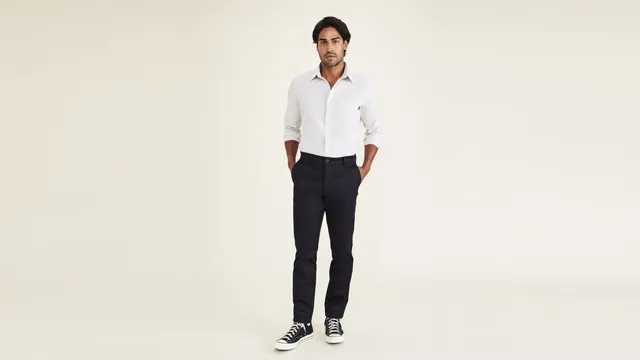 Dockers Original Slim Fit pantalon chino noir coton stretch