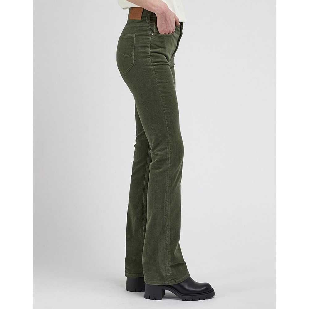 Lee Breese Boot jean bootcut femme olive stretch