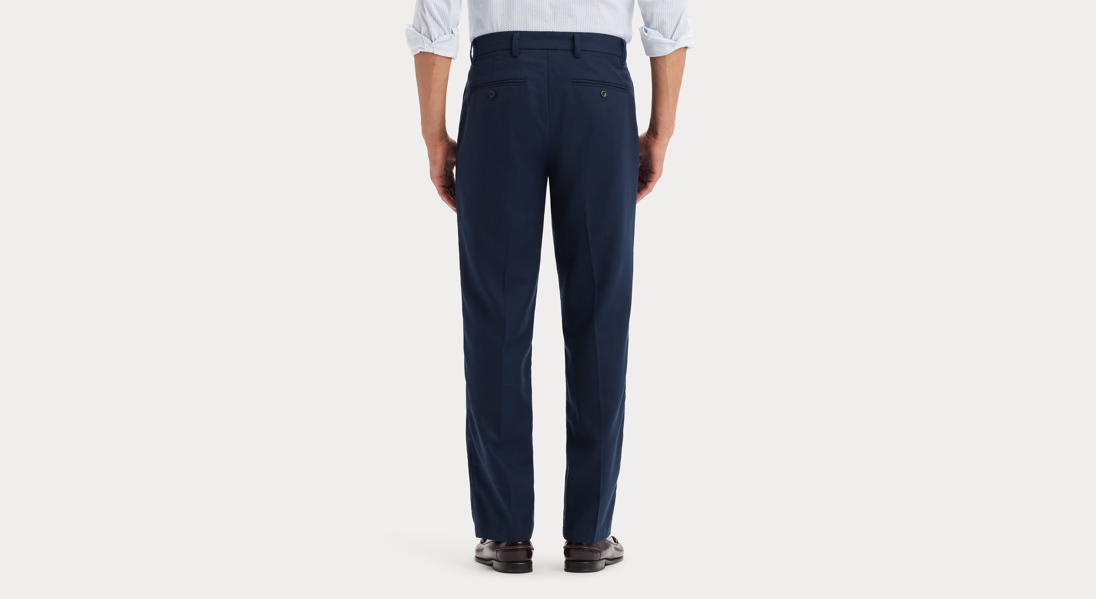 Dockers Signature Khaki Classic chino bleu marine lin