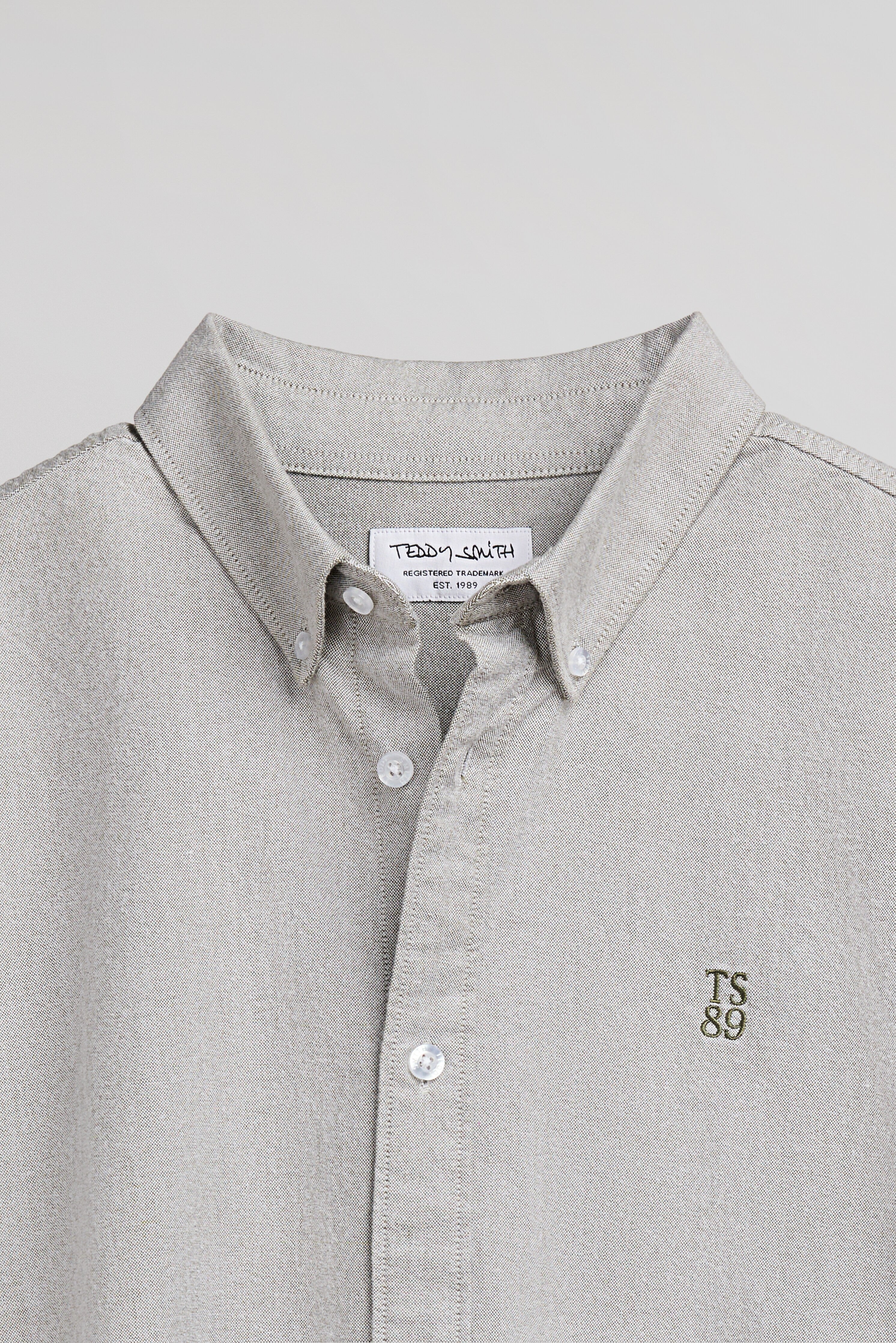 Teddy Smith C-Stan ML chemise olive oxford