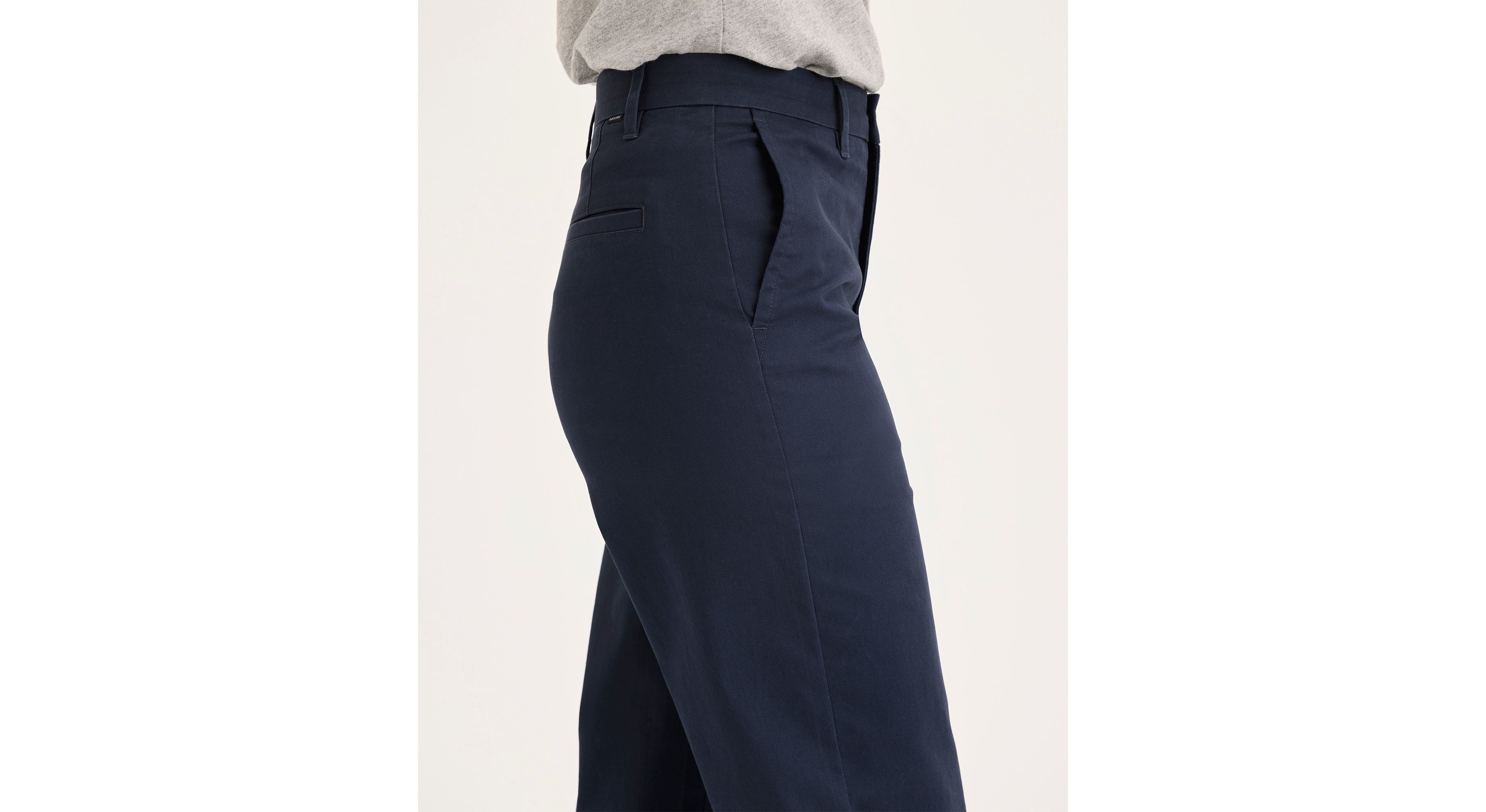 Dockers Blake chino taille haute bleu marine coupe droite