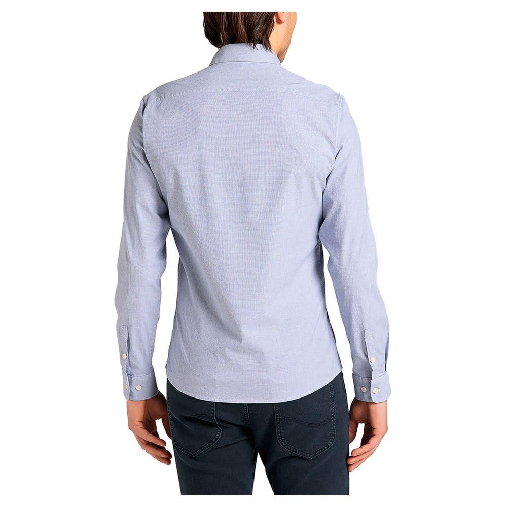 Lee Slim Button Down chemise homme bleu délavé taille L