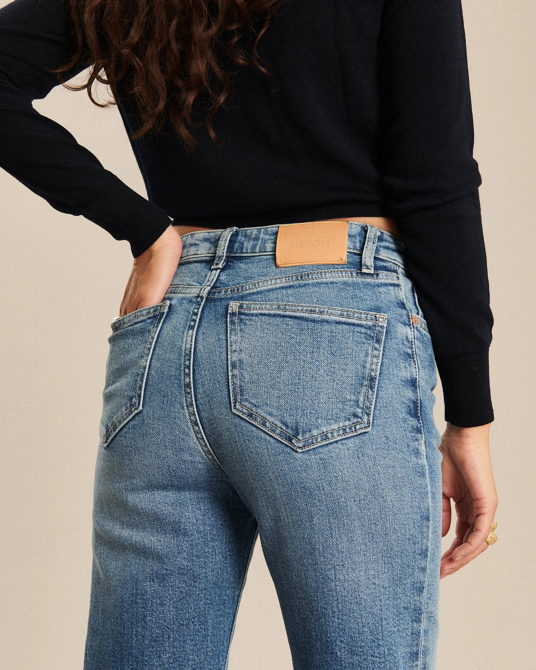 Labdip Nikky Retro Blue GB 30 jean flare stretch