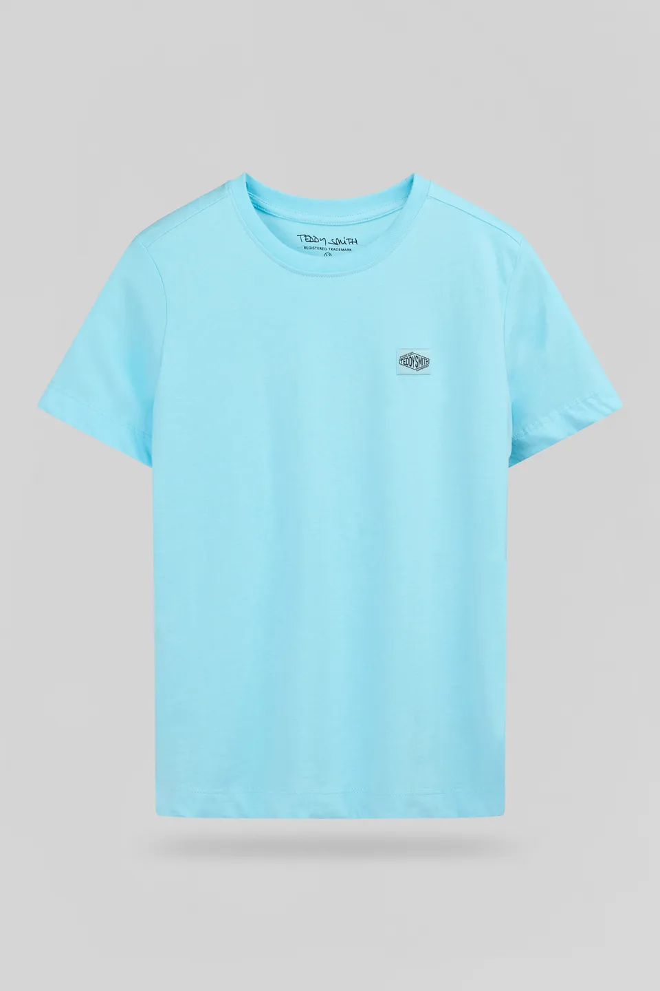 Teddy Smith T-Lionel MC JR t-shirt garçon bleu lagon