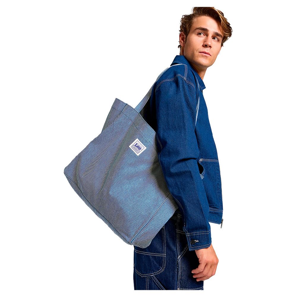 Lee Beach Bag sac de plage rayé selvedge