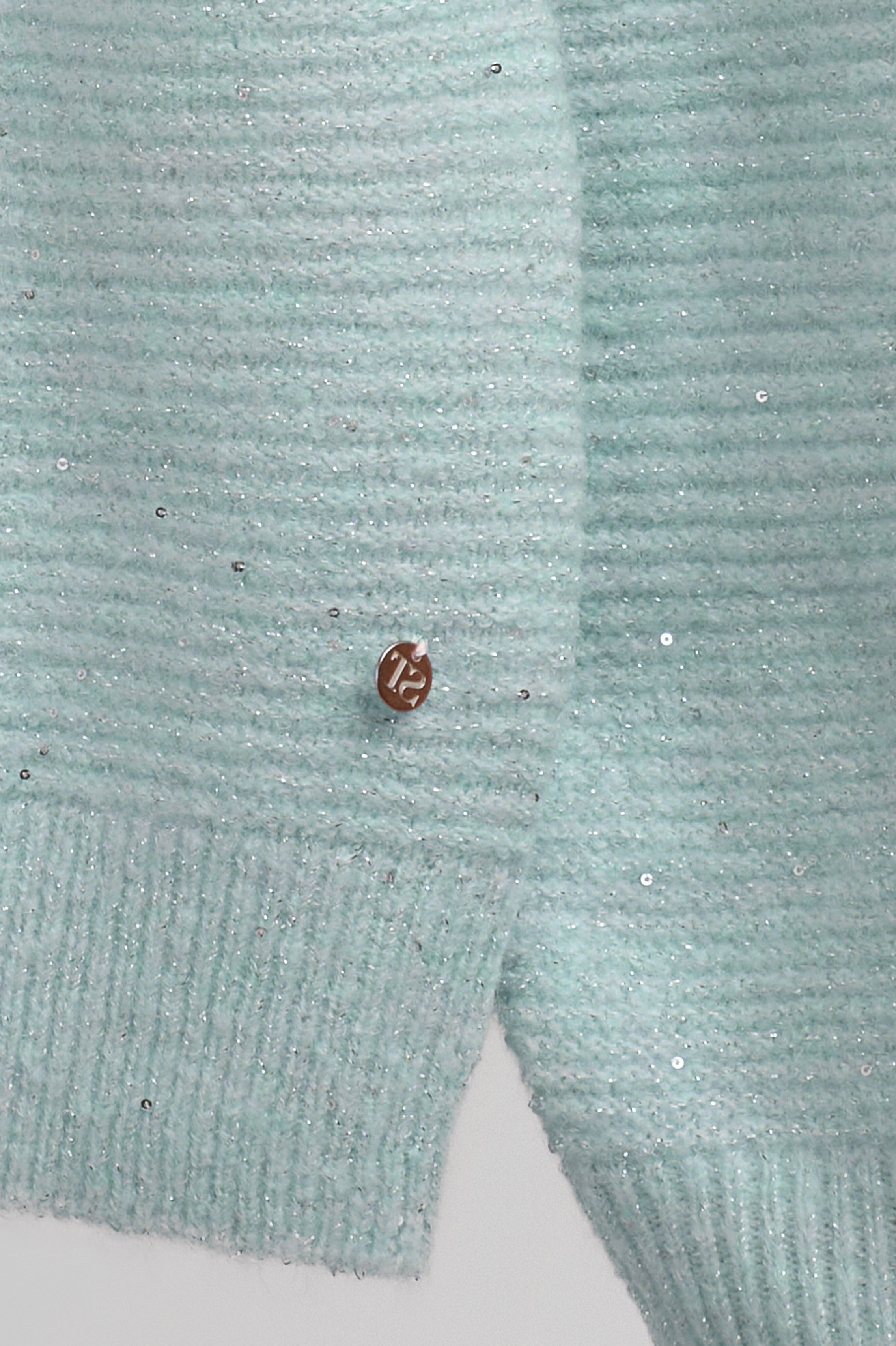 Teddy Smith P-Rachel pull femme stone mint col V