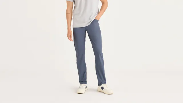 Dockers Go Airweave 5-Pocket chino homme Bleu slim