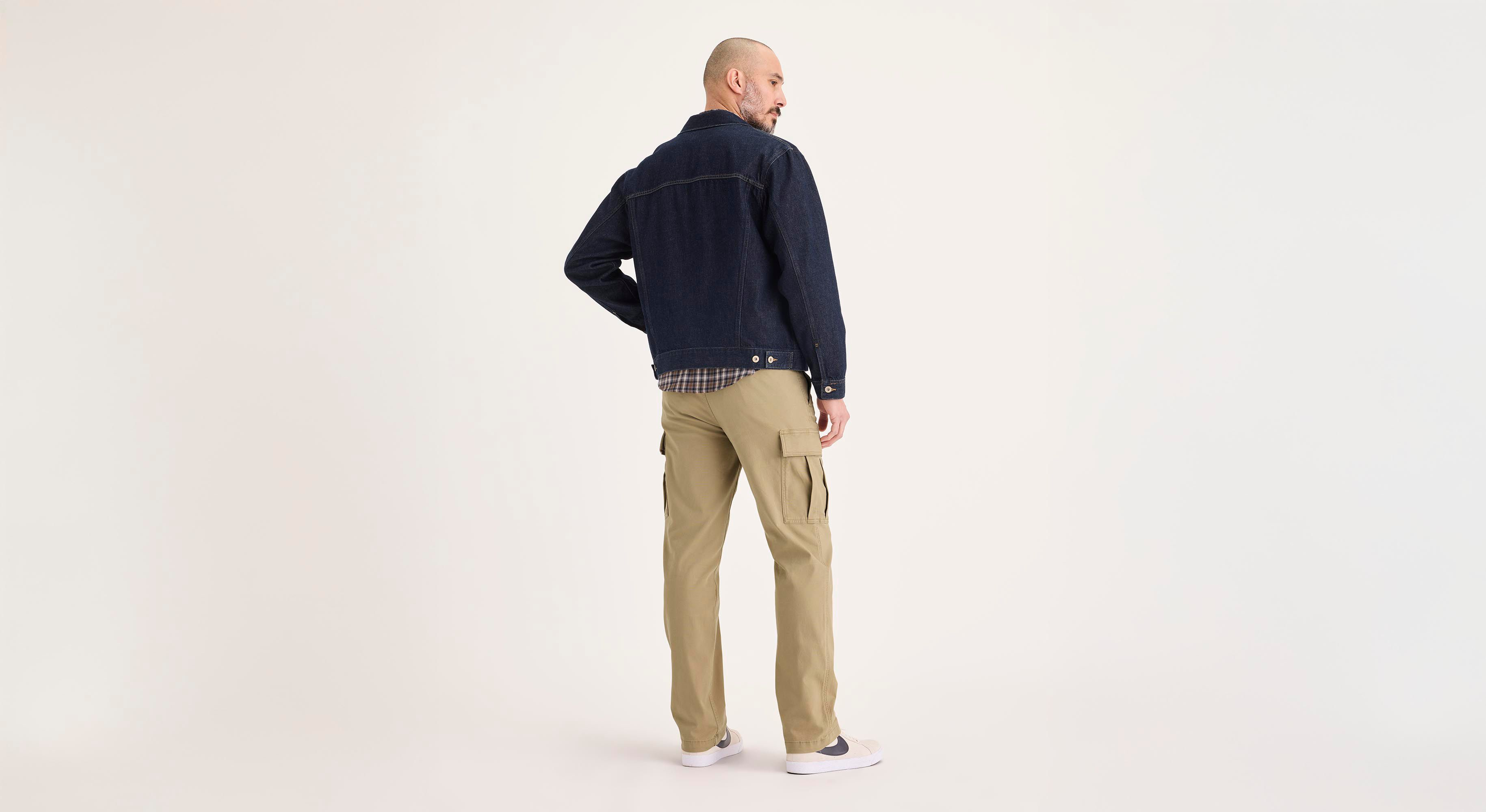 Dockers Utility pantalon cargo droit beige toile coton