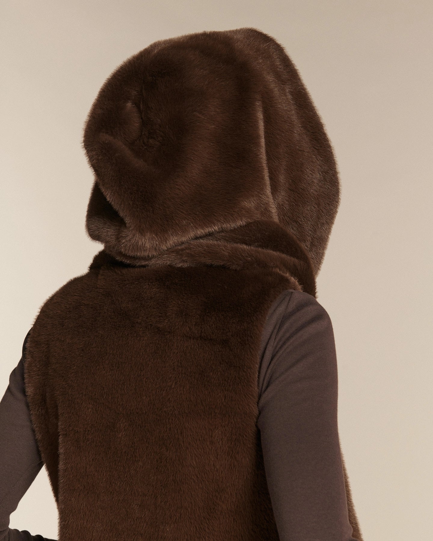 Labdip Adele Paddington écharpe à capuche mink