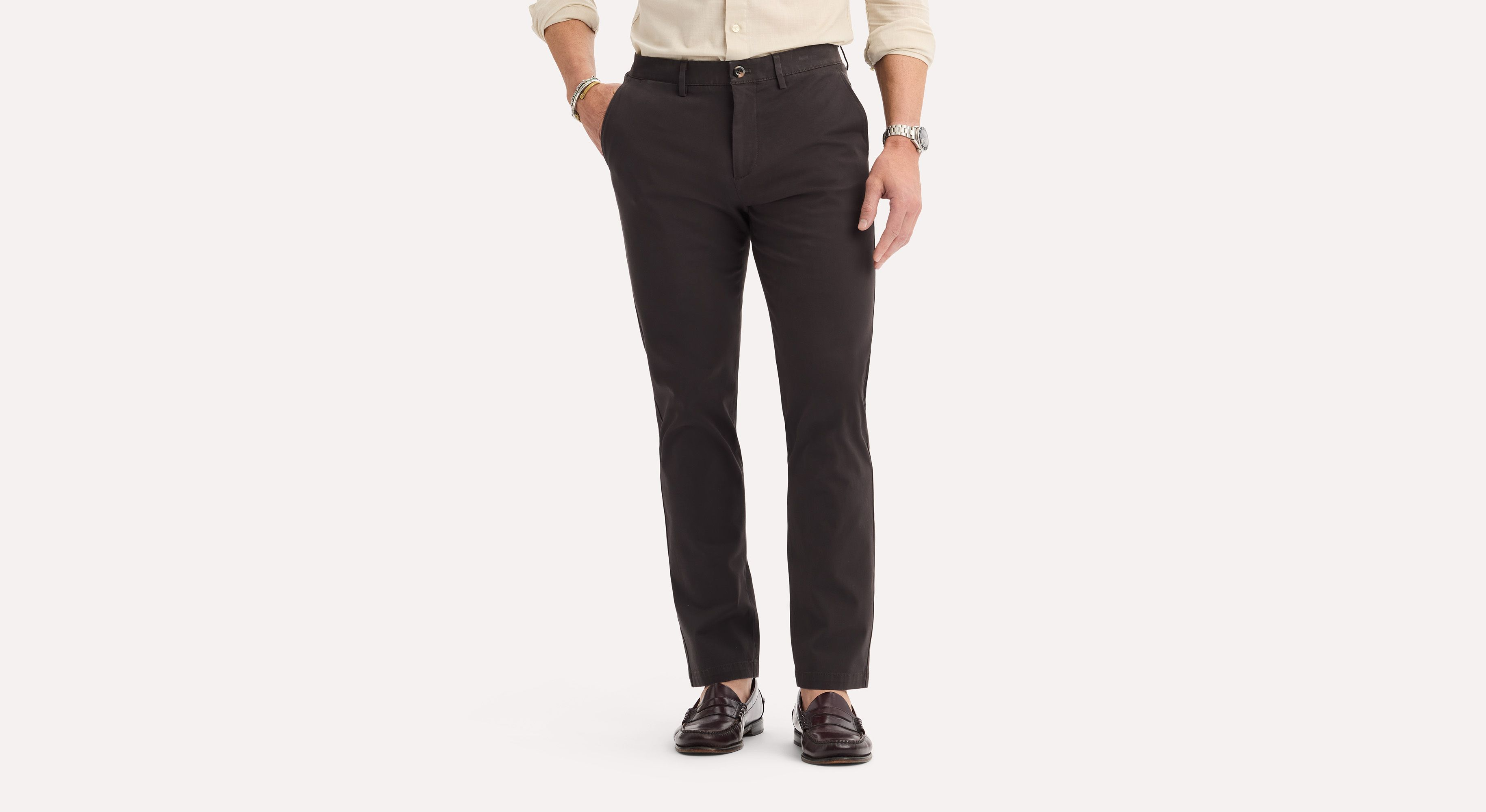 Dockers Crafted Khaki Slim Fit chino homme marron Licorice