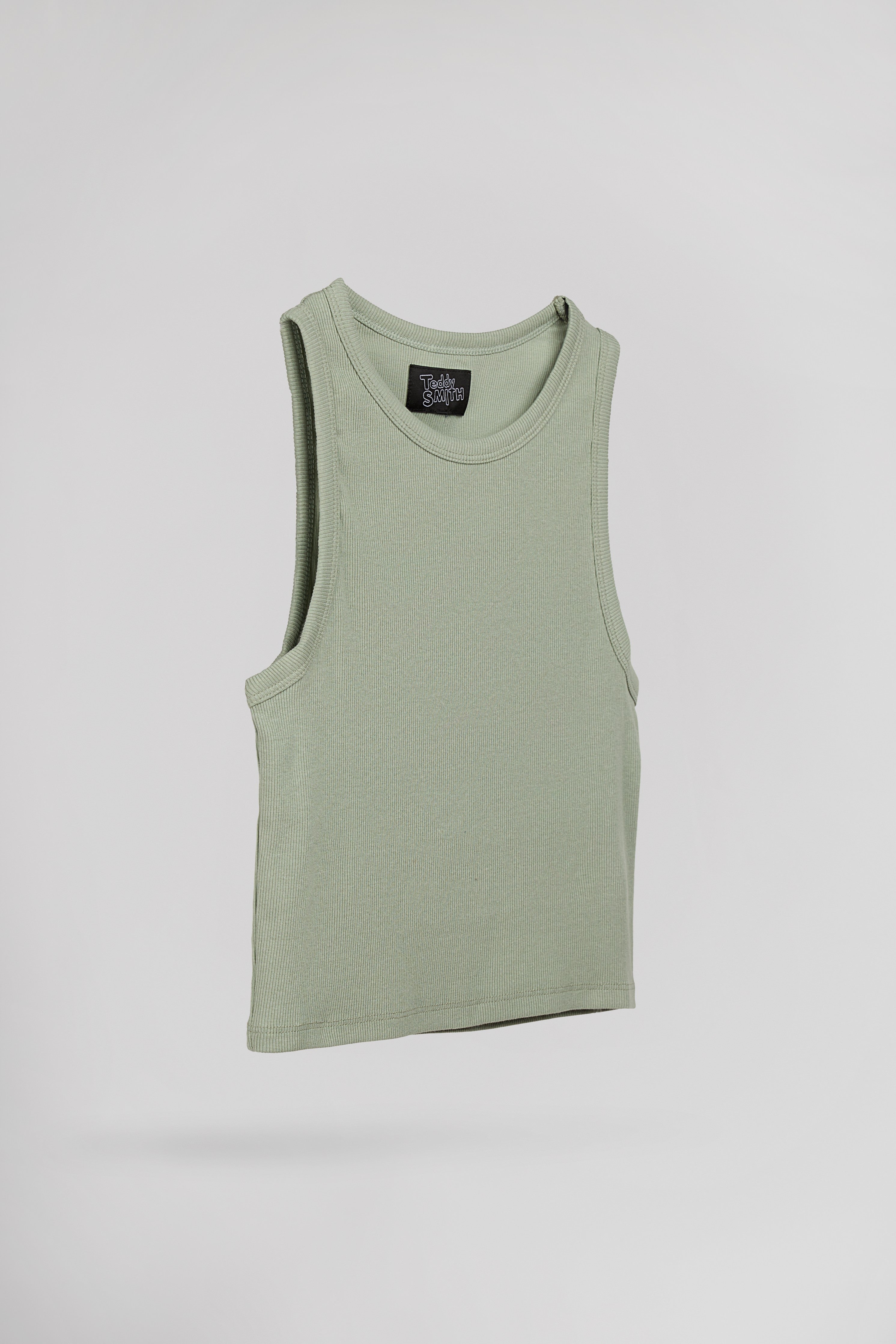 Teddy Smith Deb US Rib débardeur vert iceberg femme
