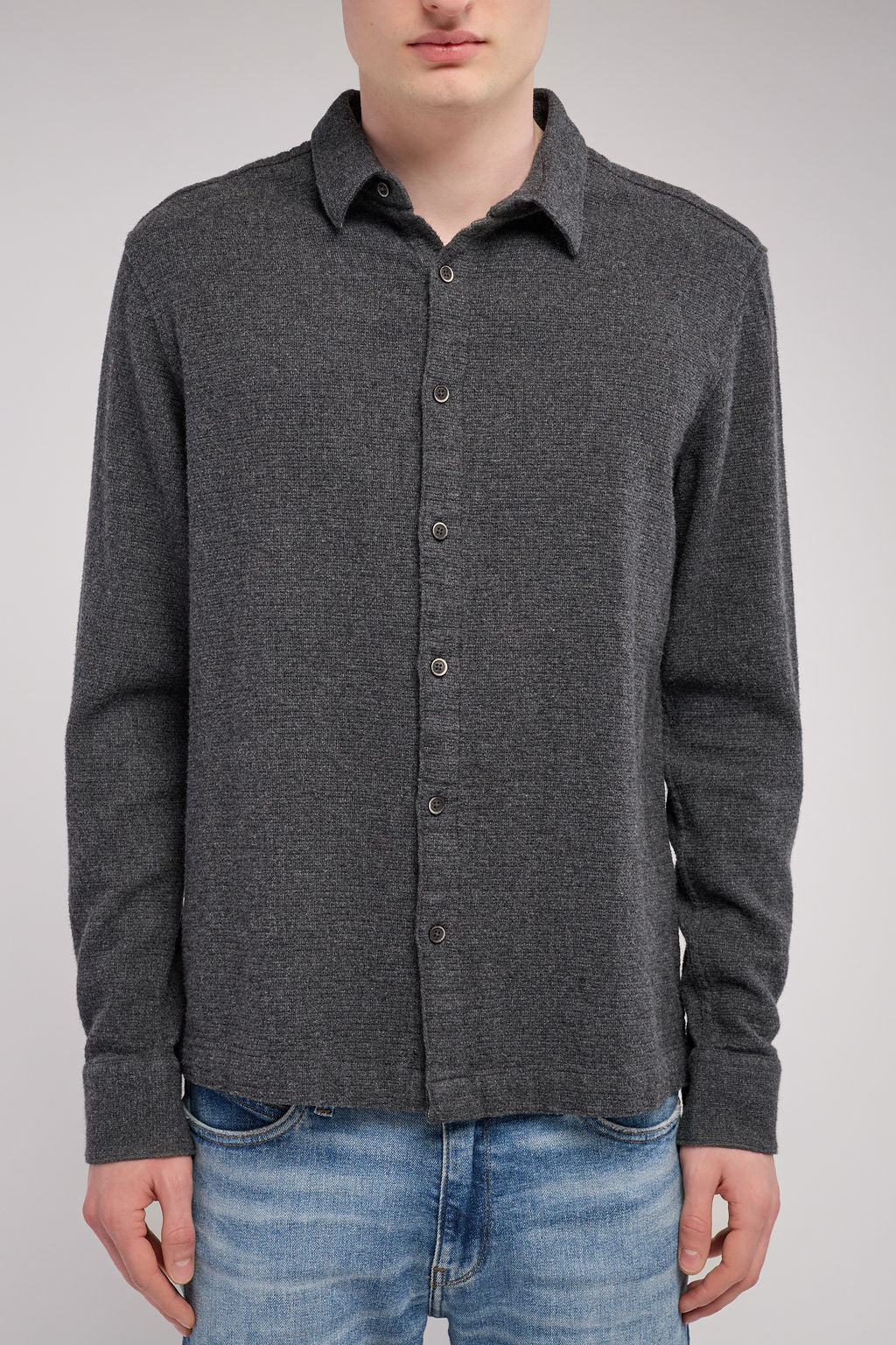 Teddy Smith C-Canyon ML chemise flanelle homme noir coton