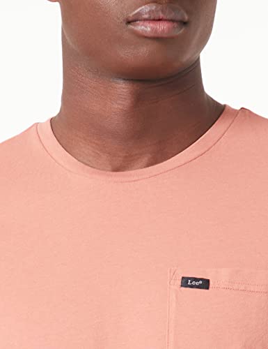 Lee Poche t-shirt homme S rouille coton