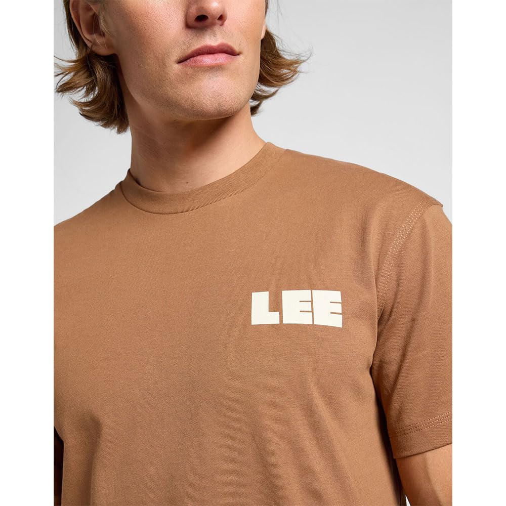 Lee Ww Graphic tee-shirt homme Oak Moss M coton