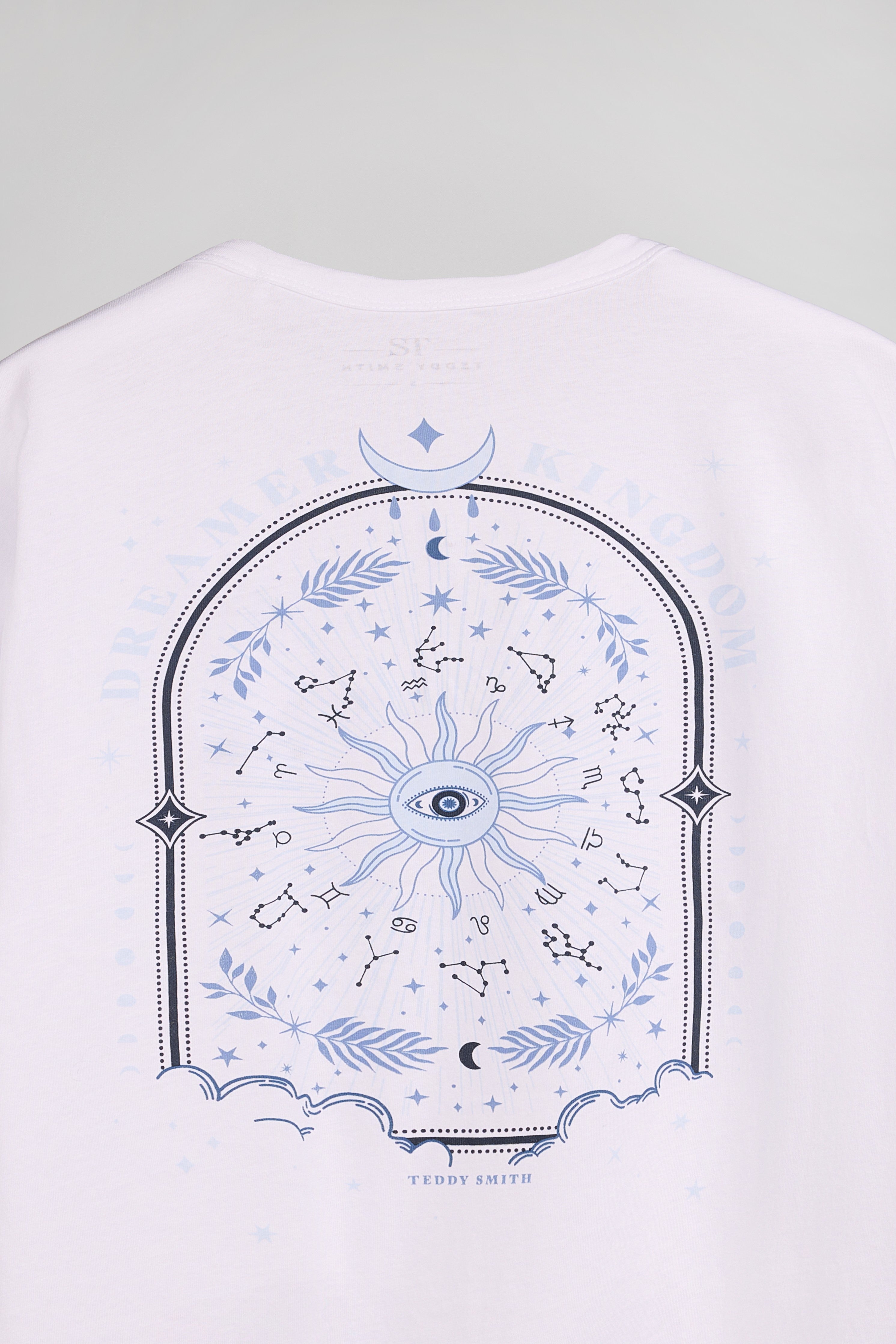 Teddy Smith T-Leyane MC t-shirt blanc oversize femme