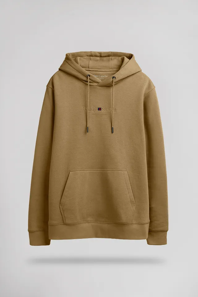 Teddy Smith S-Jim Hoody sweat capuche worker beige