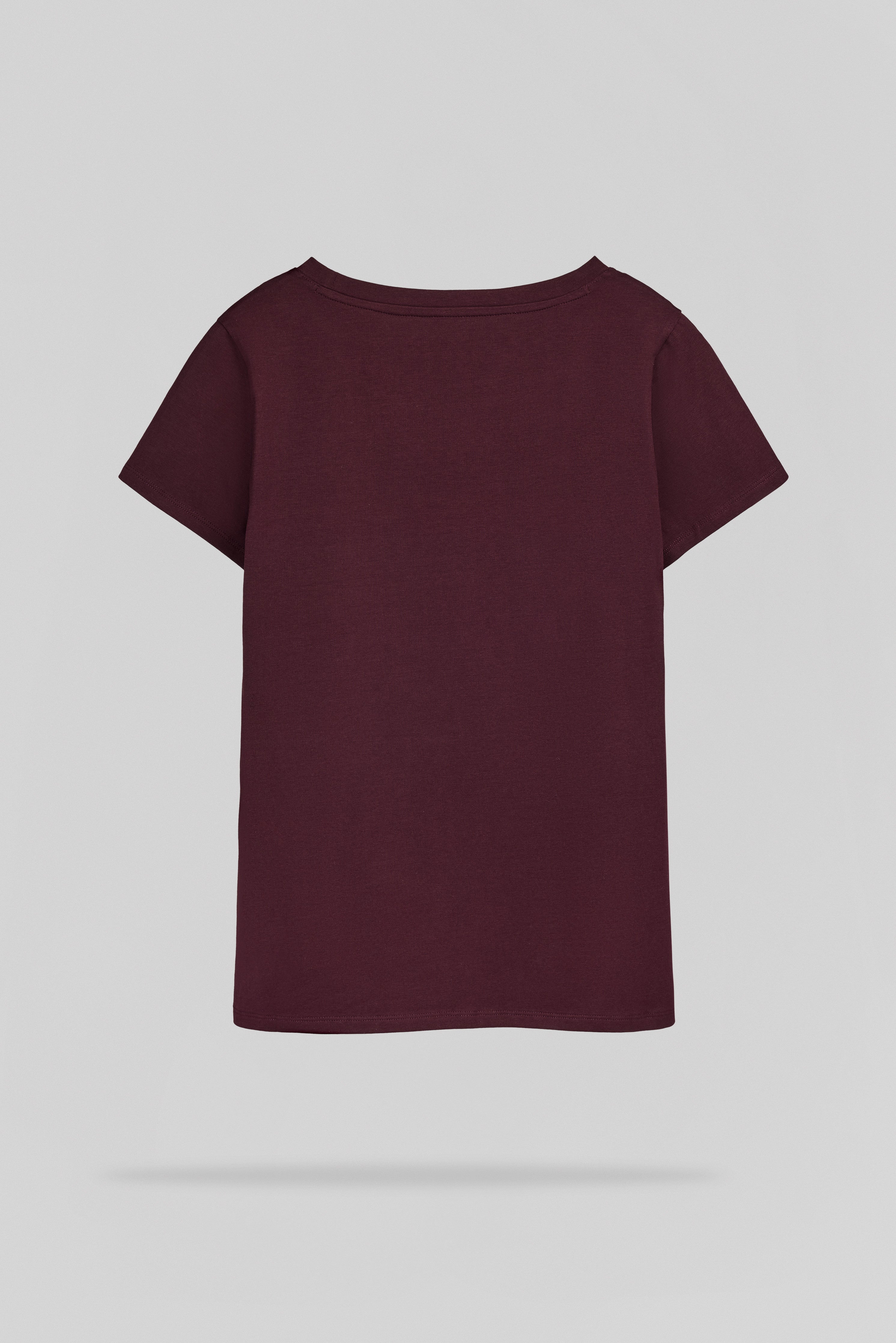Teddy Smith T-Ribelle MC JR t-shirt bordeaux foncé