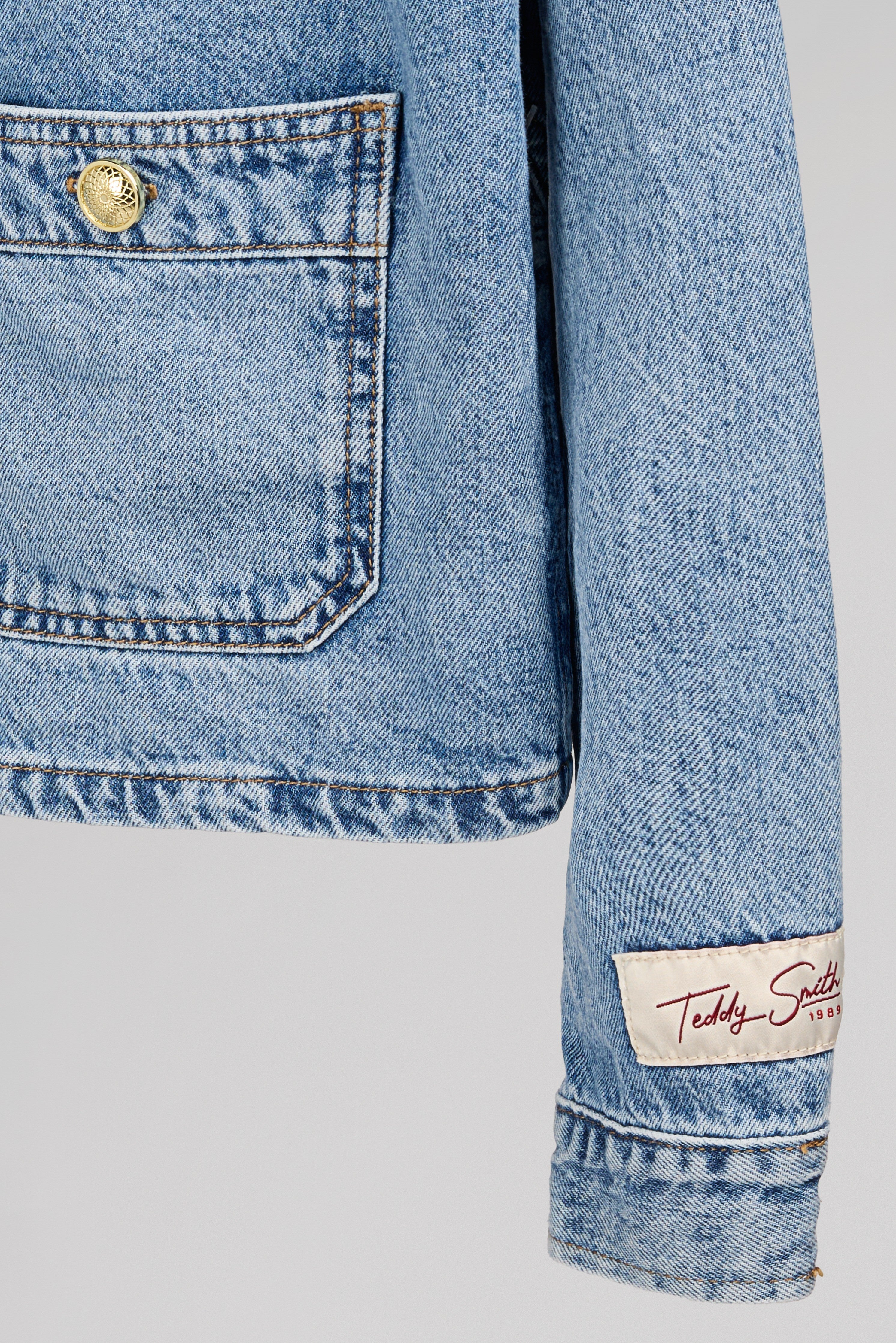Teddy Smith B-Josefa veste jean indigo clair
