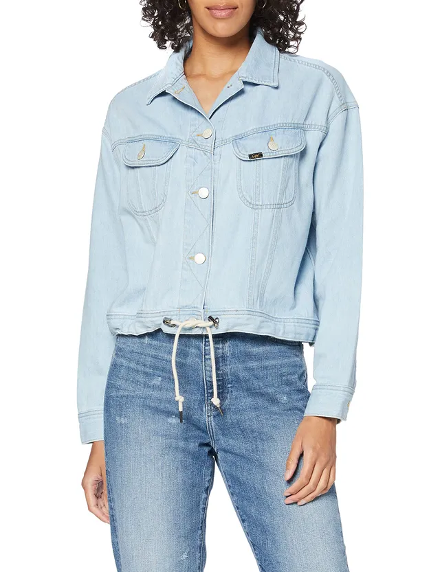 Lee Rider Drawstring veste en jean femme denim