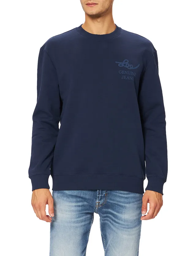 Lee Rider Graphic sweat homme marine coton