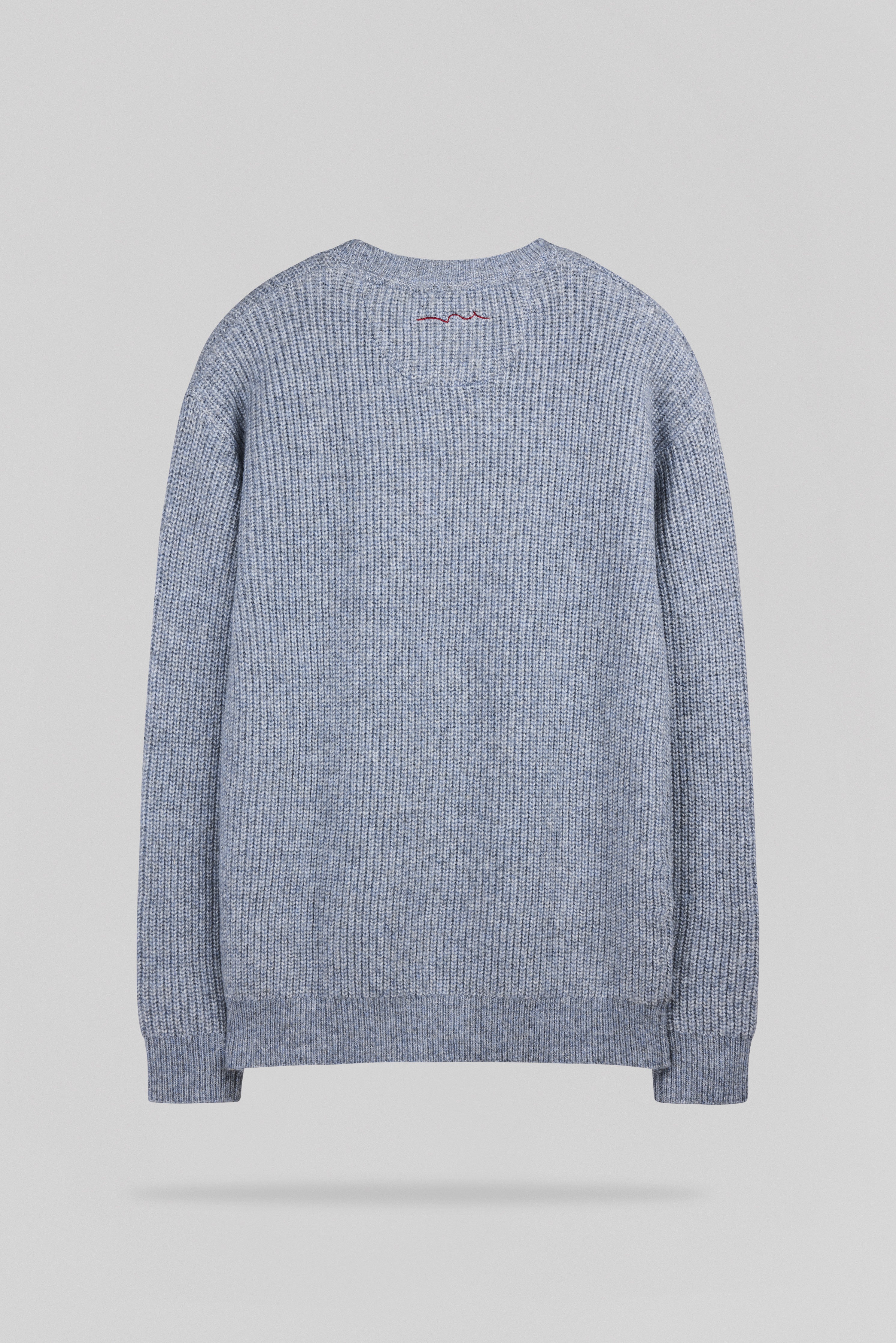 Teddy Smith P-Clay pull bleu minéral chiné laine