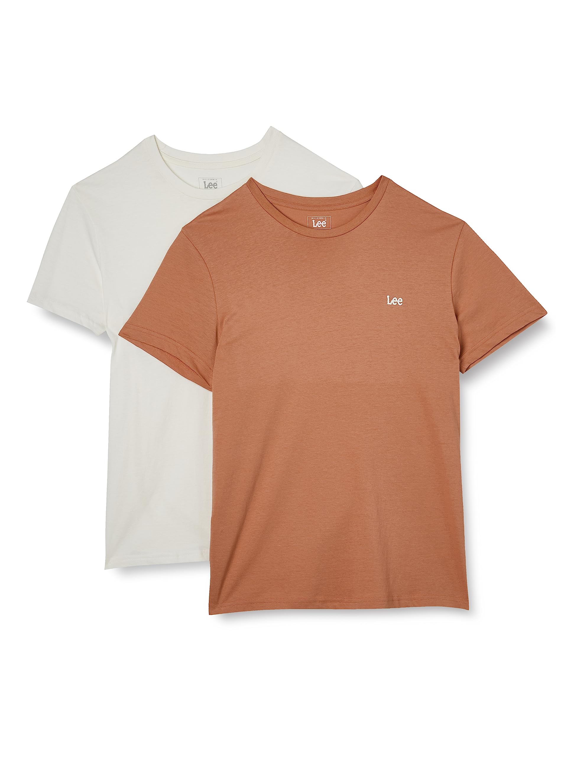 Lee Twin Pack Crew tee shirt noir blanc lot de 2