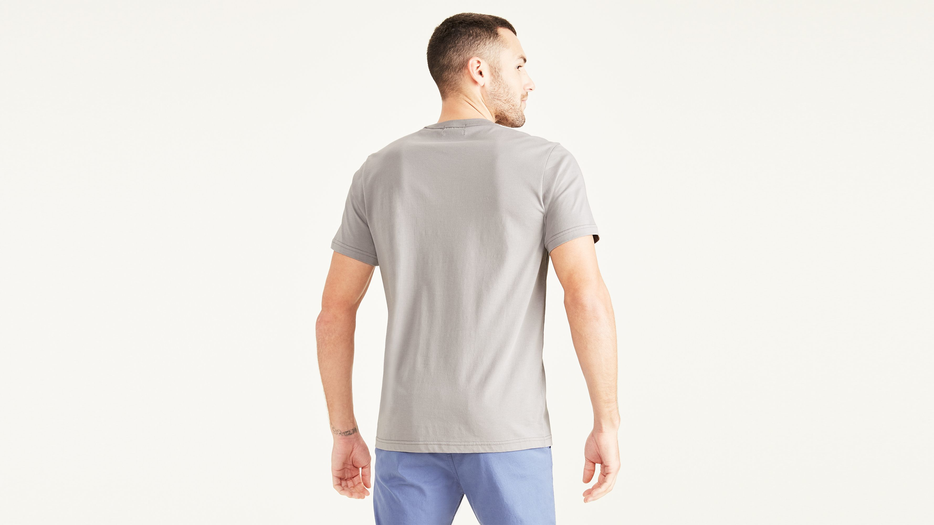 Dockers Original Tee Slim Fit t-shirt gris coton