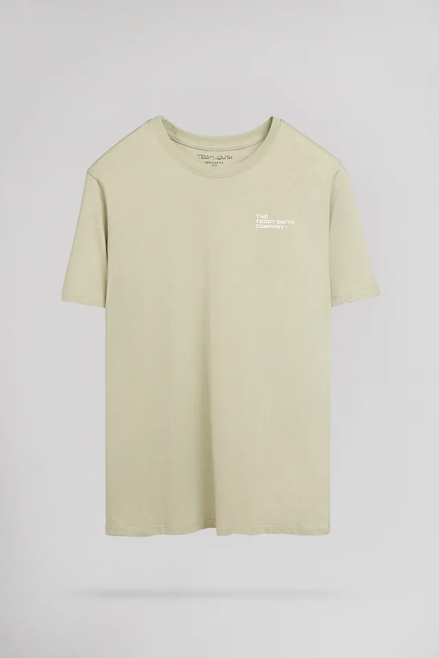 Teddy Smith T-Pany MC t-shirt vert sauge homme