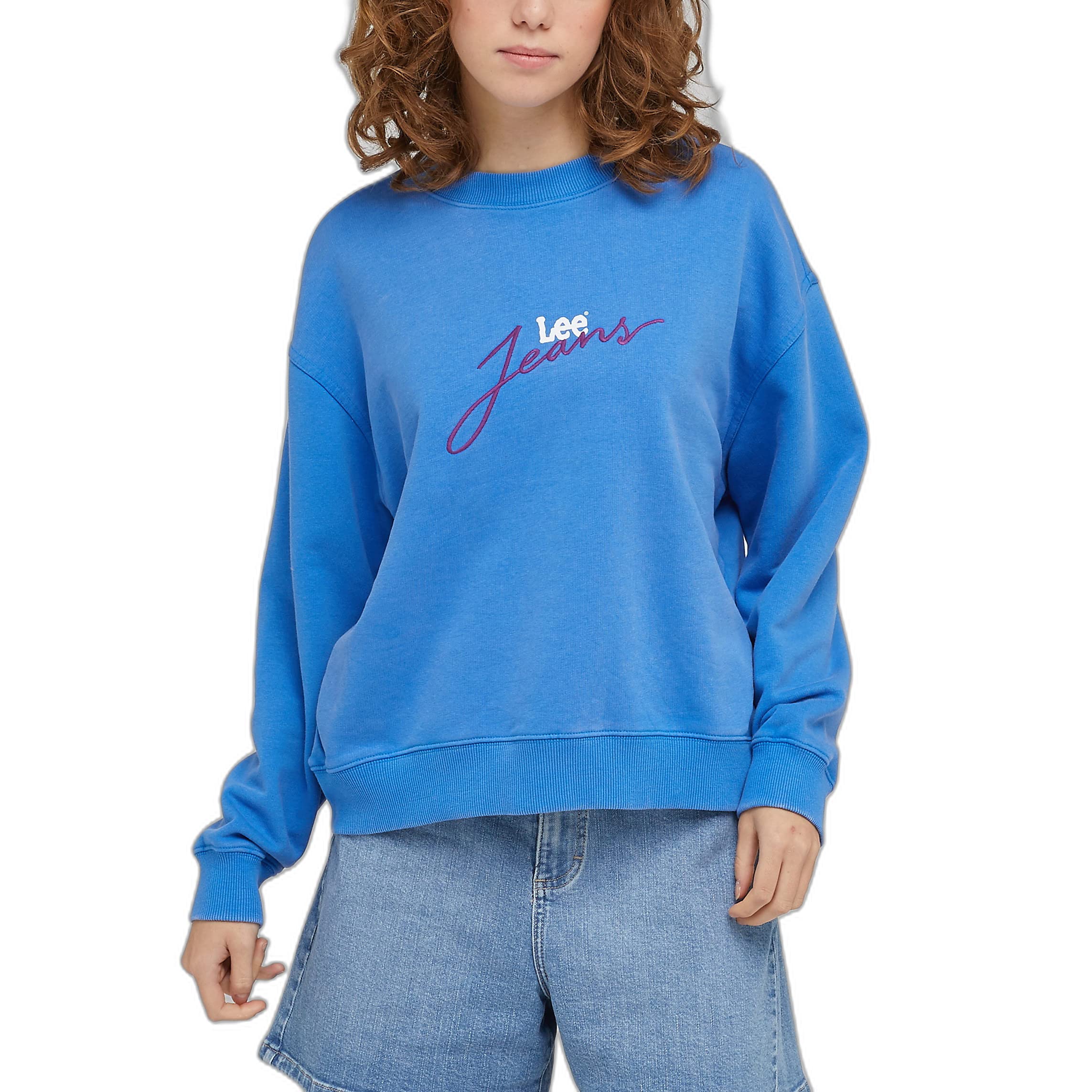 Lee Acid sweat-shirt femme rose XXL molleton
