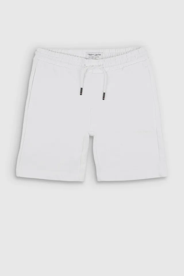 Teddy Smith S-Narky SH short bermuda garçon blanc molleton