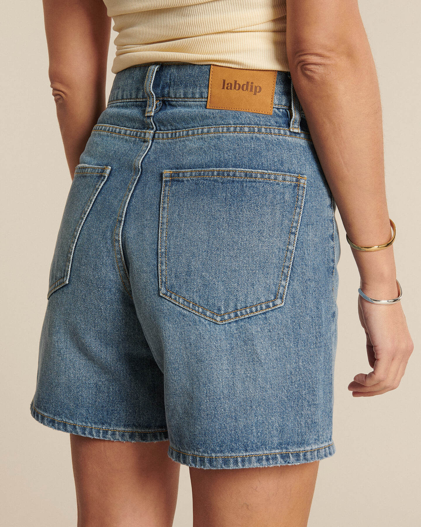 Labdip Isys Oxide IN 20 short en jean taille haute