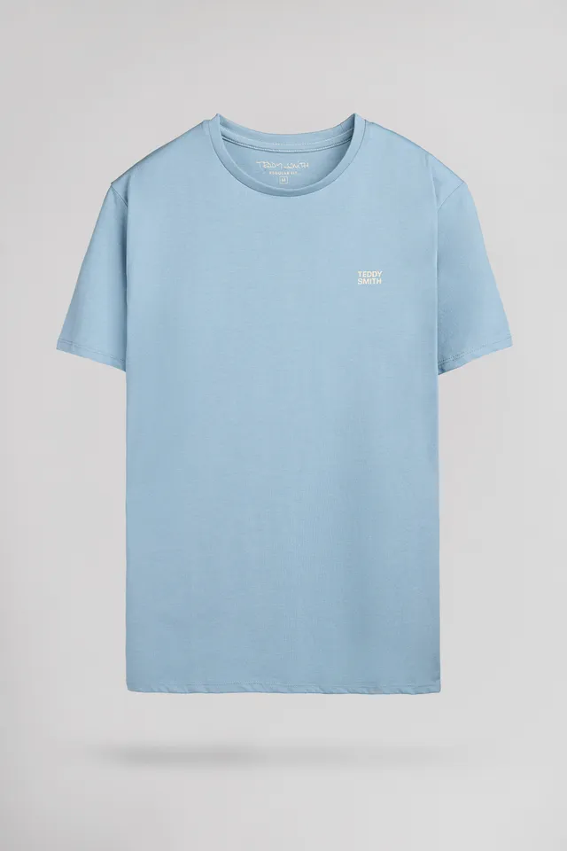 Teddy Smith The Tee 1 t-shirt Bleu Gris Chiné taille S