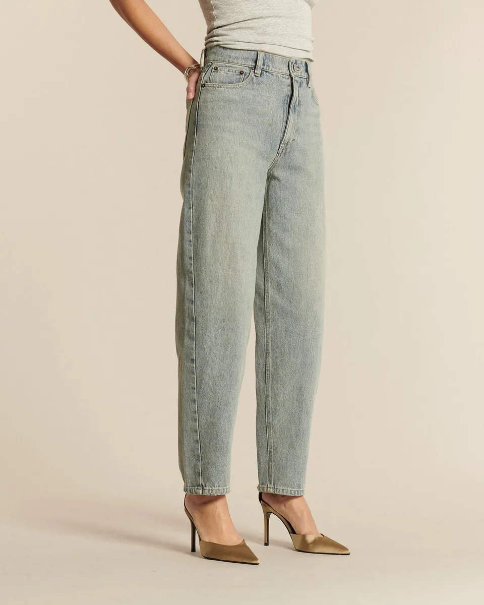 Labdip Olsen jean ballon femme Dirty Blue 100% coton