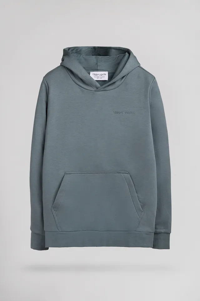 Teddy Smith S-Nark Hoody Jr sweat capuche garçon gris