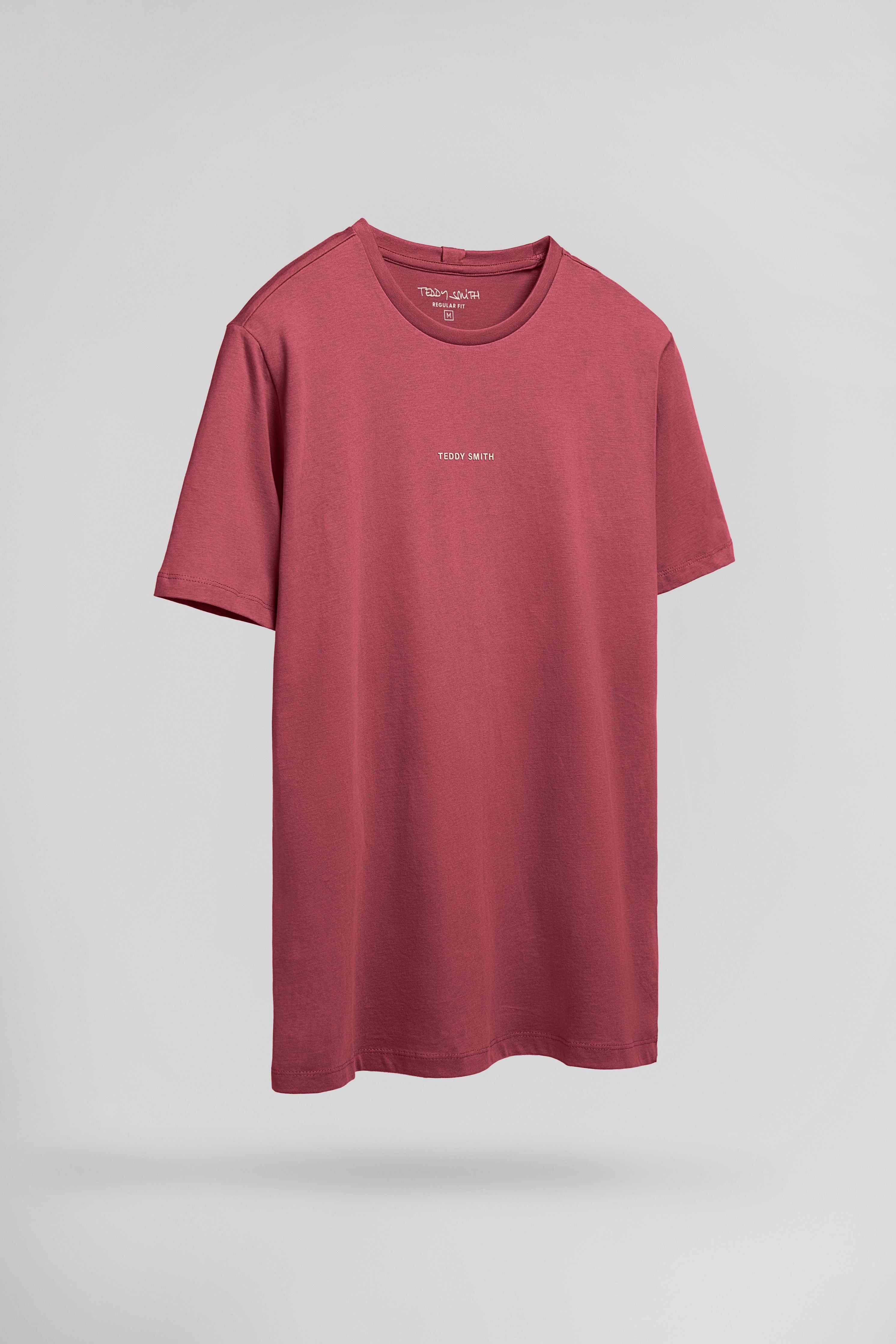 Teddy Smith T-Soy 2 MC t-shirt homme framboise foncé coton