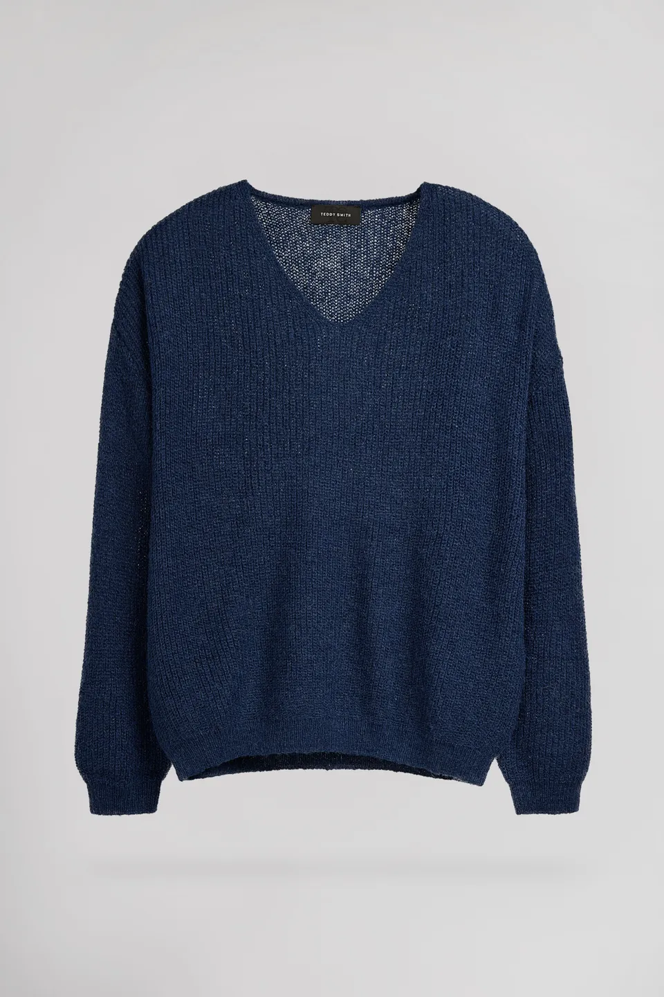 Teddy Smith P-MAG JR pull fille bleu col V