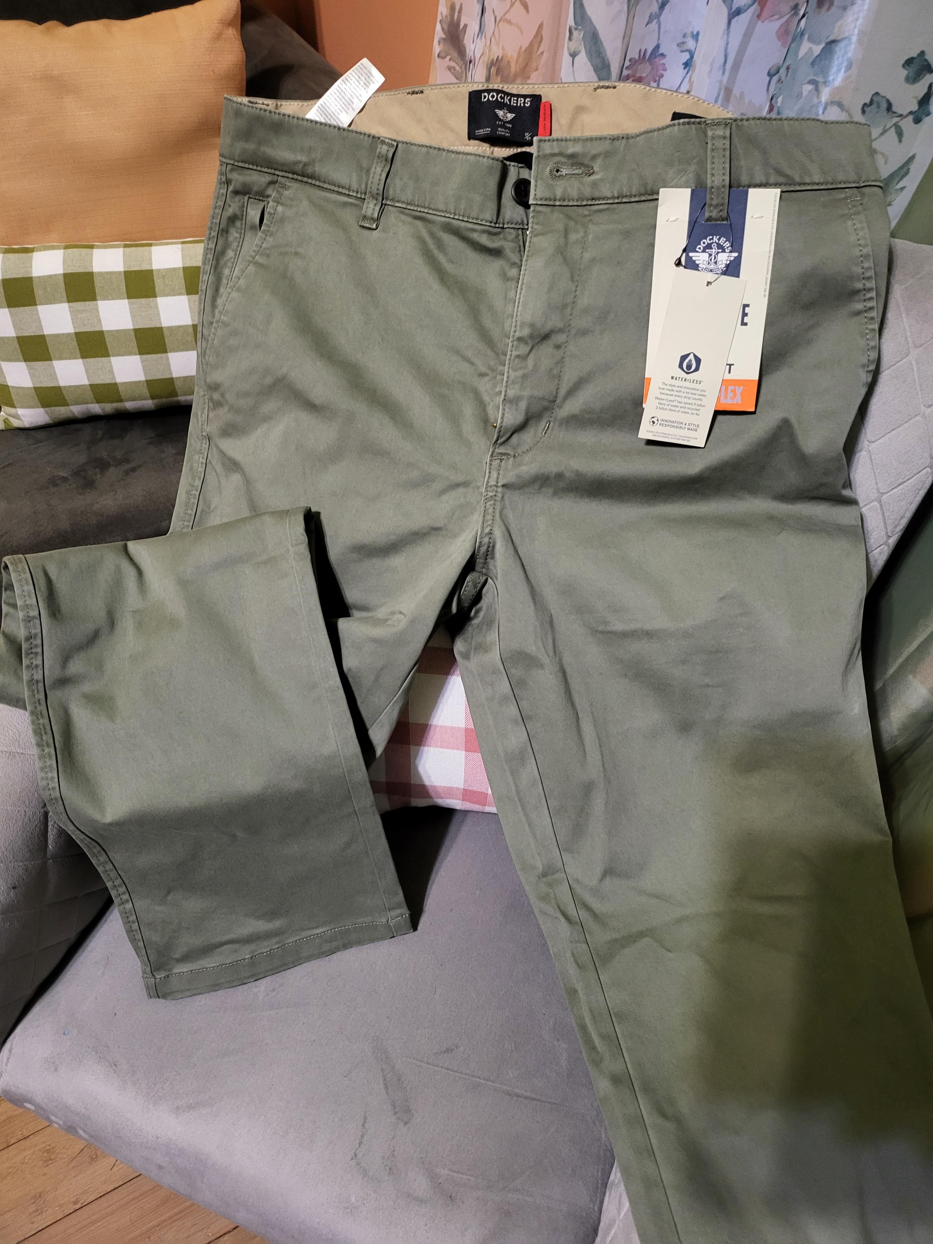 Dockers Ultimate Slim Fit chino bleu stretch bureau
