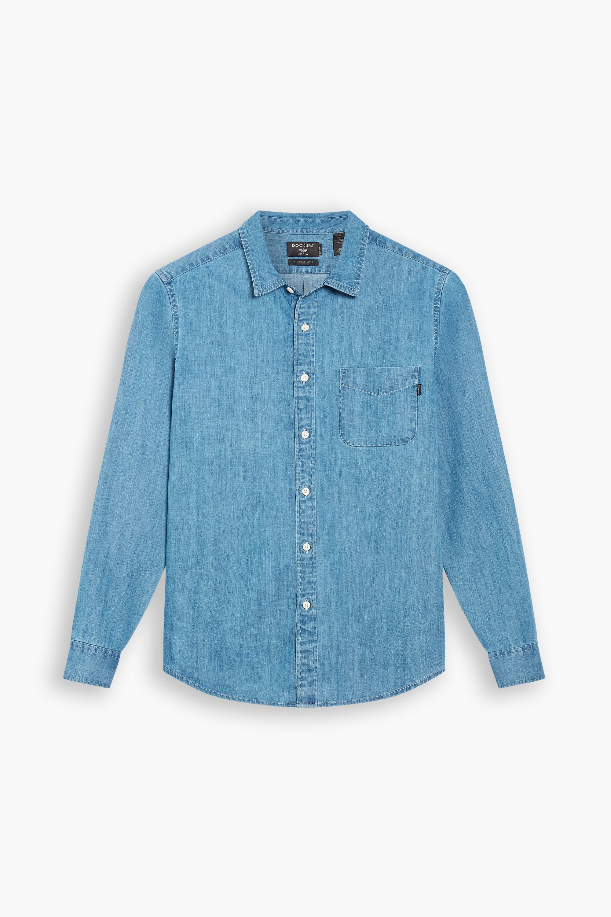 Dockers Original Shirt chemise bleue Slim boutonnée