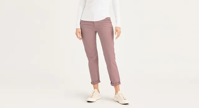 Dockers Weekend Chino Slim Fit pantalon rouge long