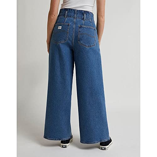 Lee Pleated Straight Leg jean femme taille haute Tencel