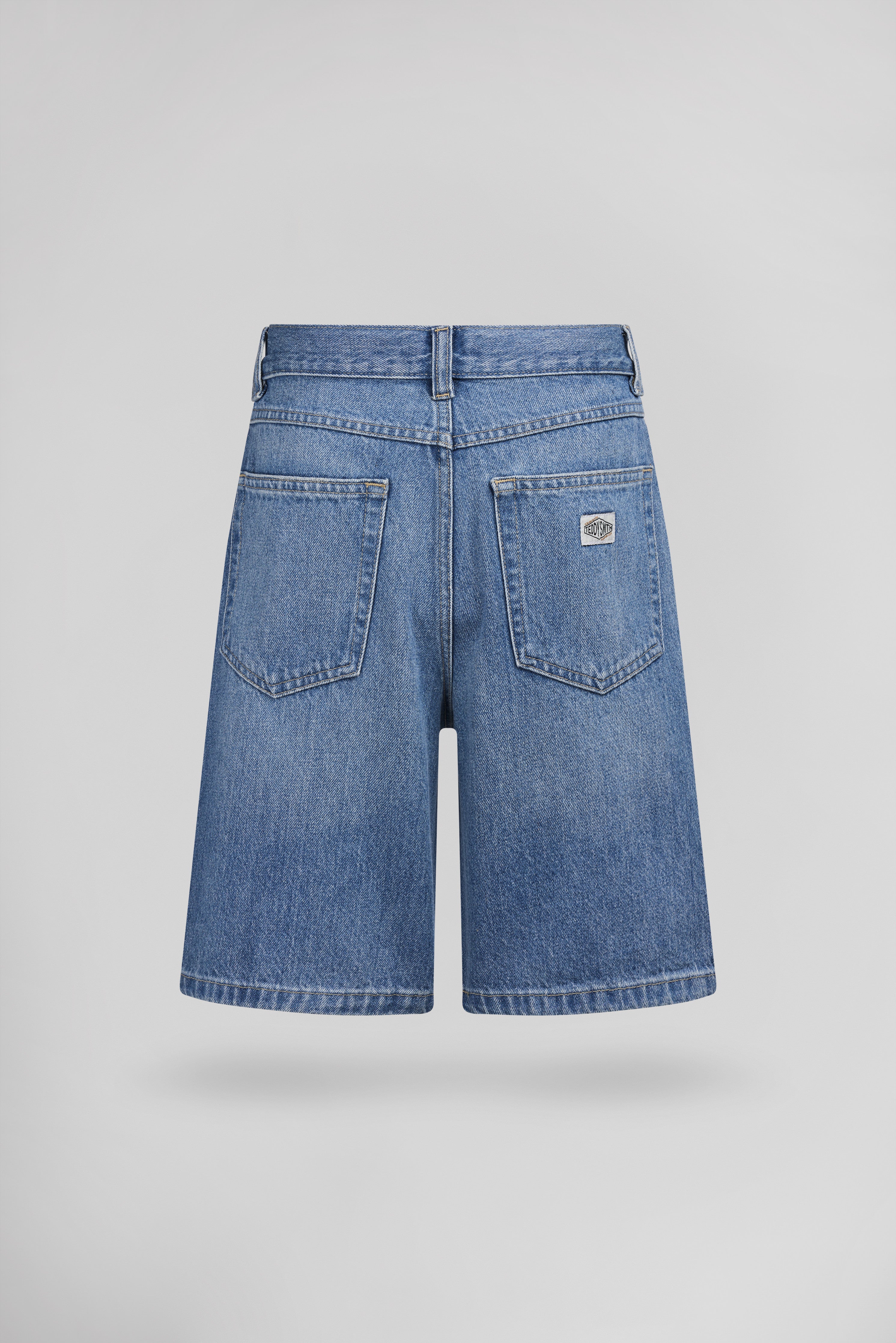 Teddy Smith S-Axel SH JR short jean garçon indigo