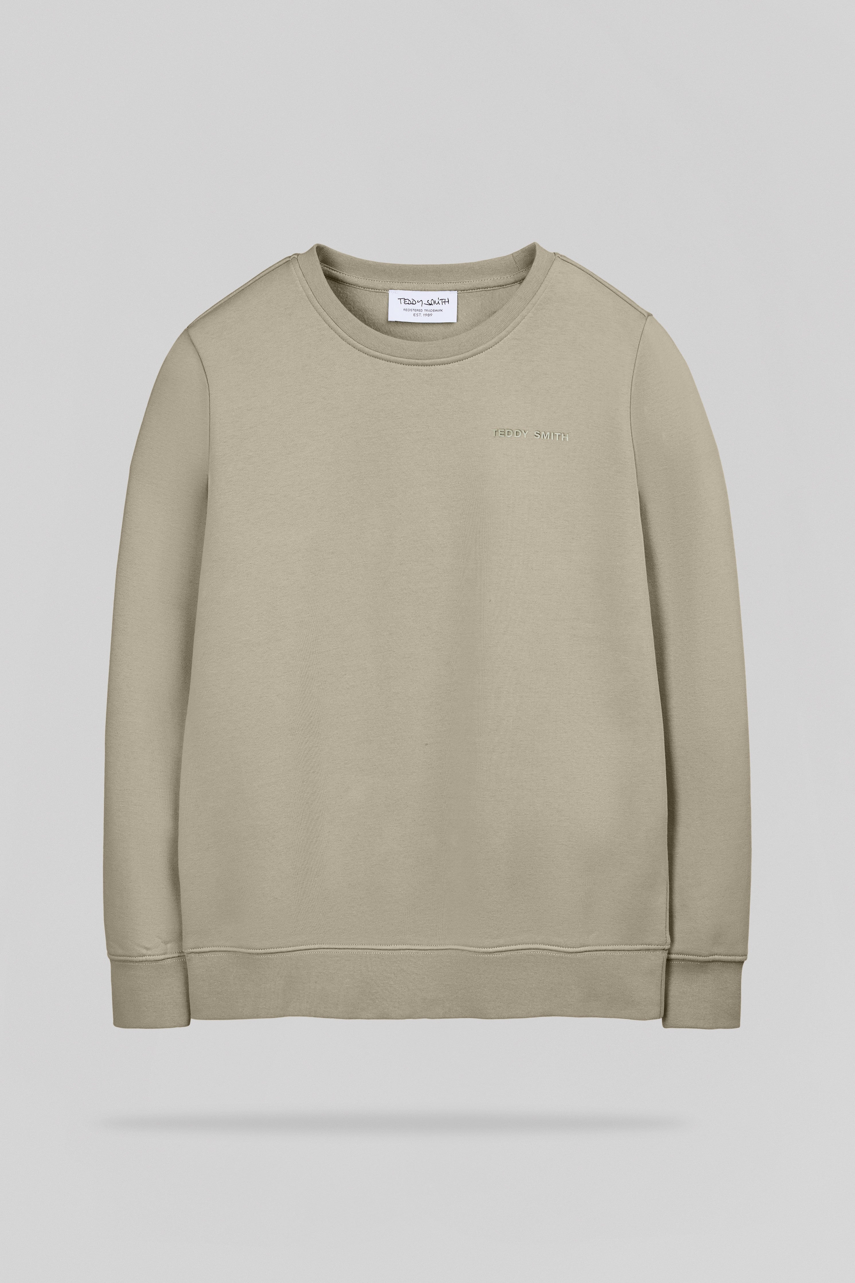 Teddy Smith S-Nark RC Jr sweat garçon kaki délavé