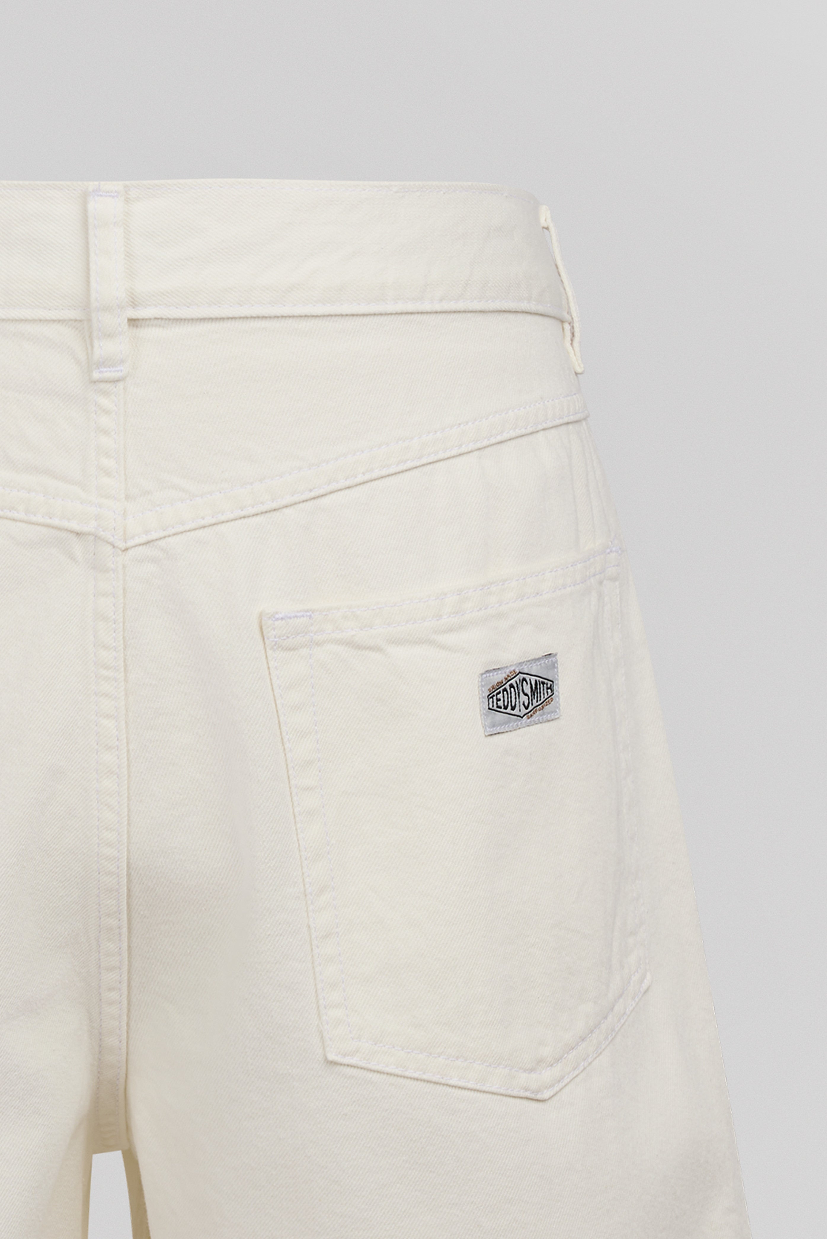 Teddy Smith S-Axel short denim écru coton