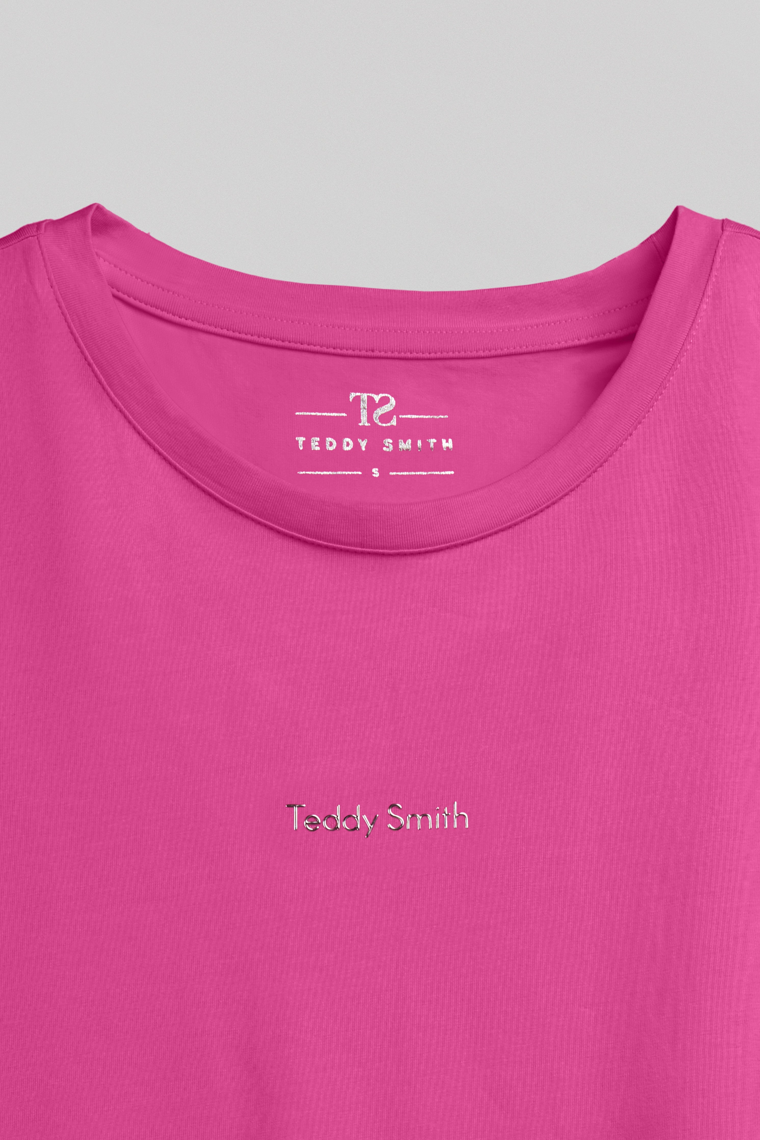 Teddy Smith T-Ribelle MC t-shirt fushia femme