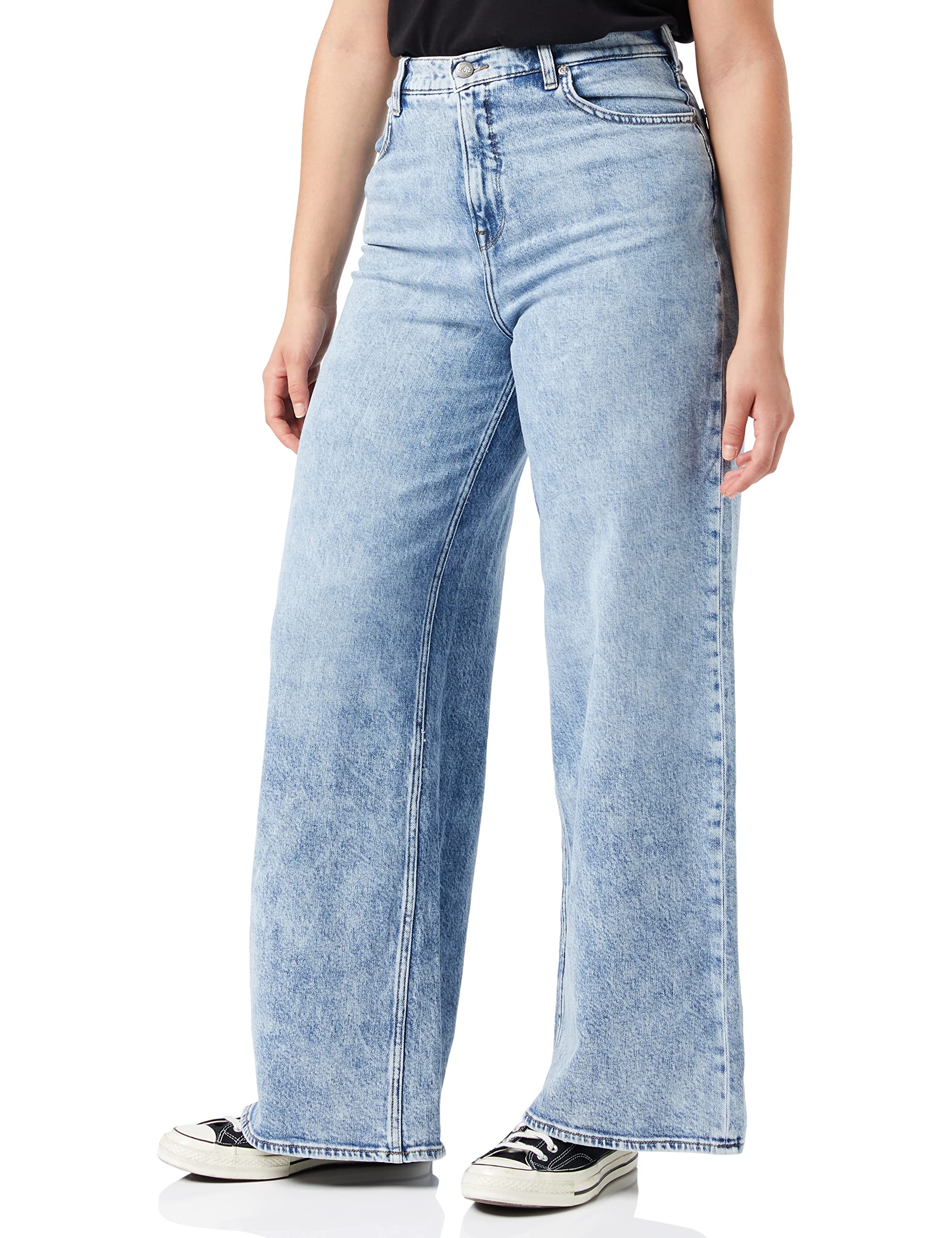 Lee jean boyfriend femme délavé coupe ample